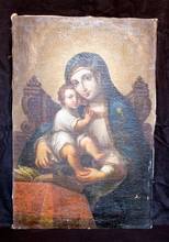 Ambito siciliano secc. XVIII-XIX, La Madre di Dio (foto beweb.chiesacattolica.it)