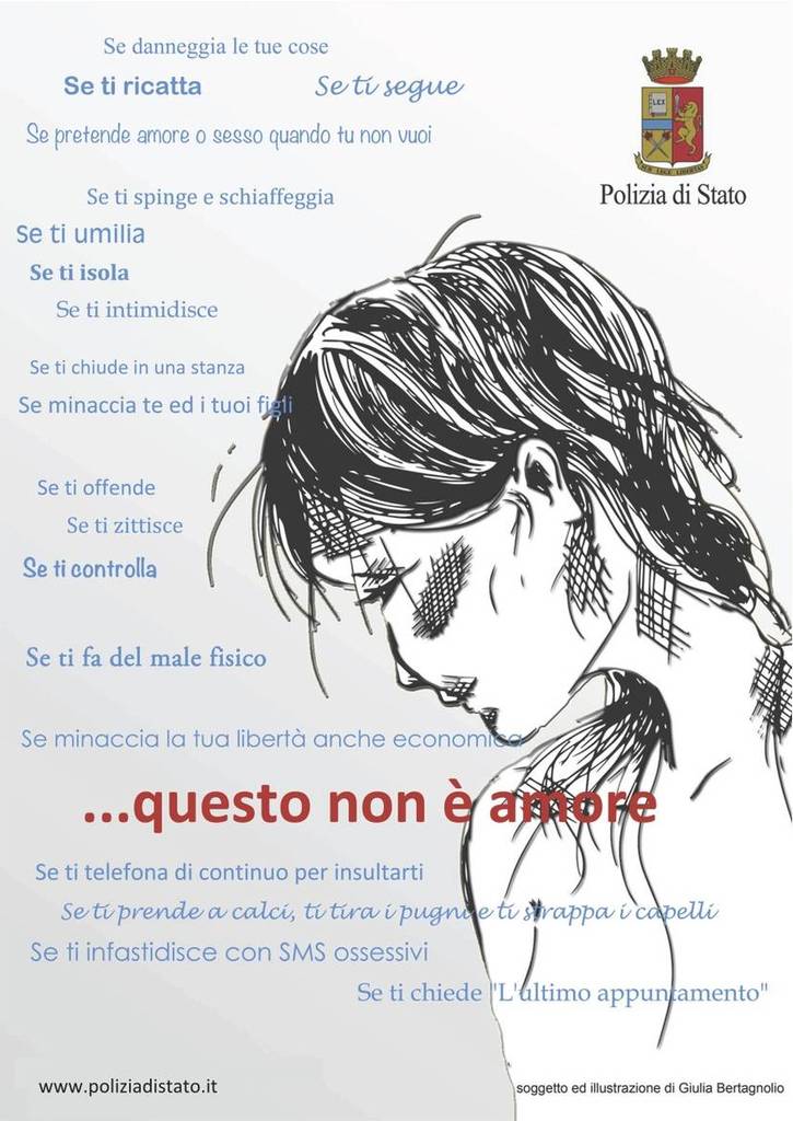 Campagna della Polizia contro la violenza sulle donne