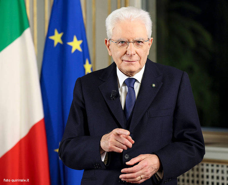 Il presidente della Repubblica Sergio Mattarella (foto quirinale.it)