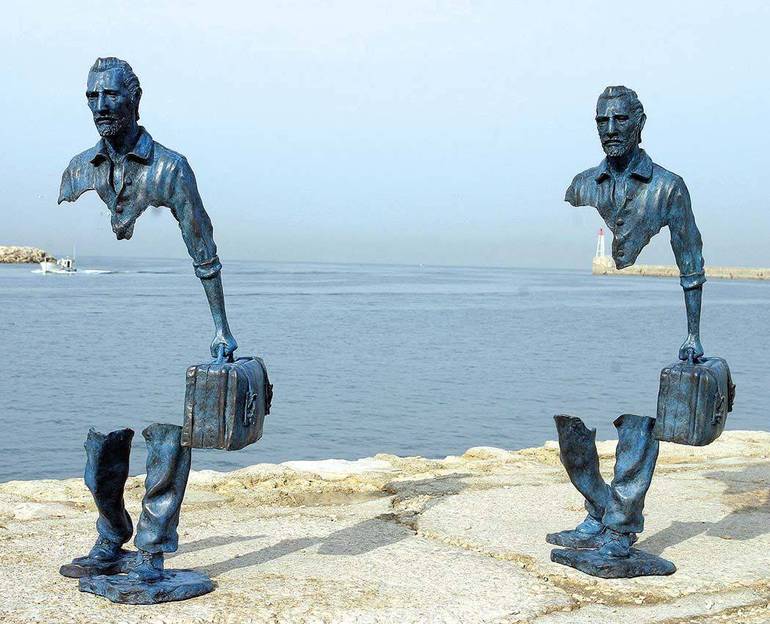 Monumento al migrante nel porto di Marsiglia di Bruno Catalano