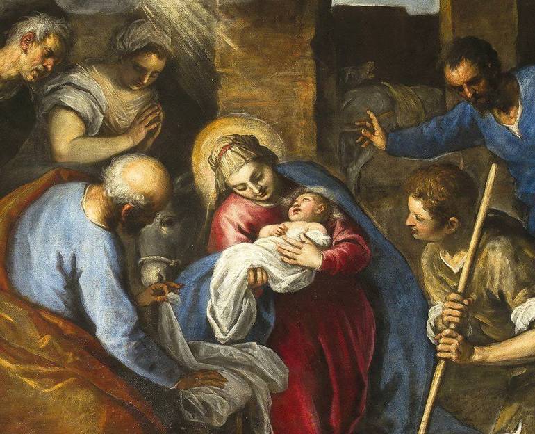 Palma il Giovane, Adorazione dei pastori, chiesa dei Santi Nazaro e Celso, Verona Palma il Giovane, Adorazione dei pastori, chiesa dei Santi Nazaro e Celso, Verona