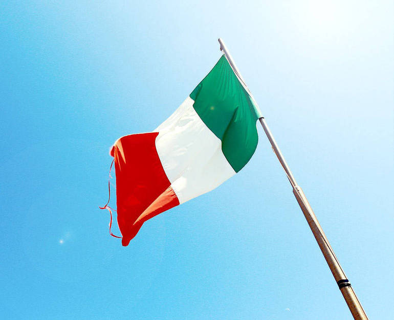 Bandiera dell'Italia (foto: StockSnap - pixabay.com)