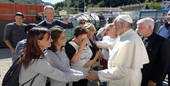 Terremoto, Il Papa incontra i sopravvissuti