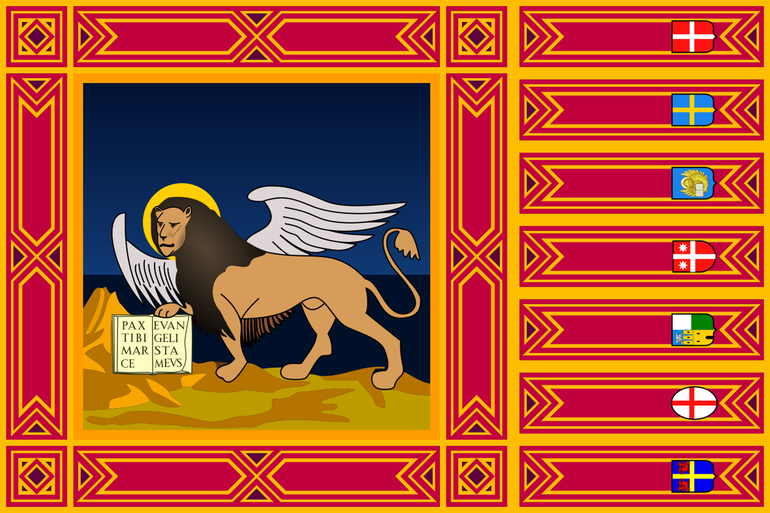 Bandiera della Regione Veneto (fonte: https://commons.wikimedia.org/wiki/File:Flag_of_Veneto.svg)