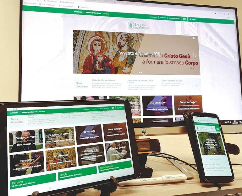 Anteprima del sito www.diocesiverona.it