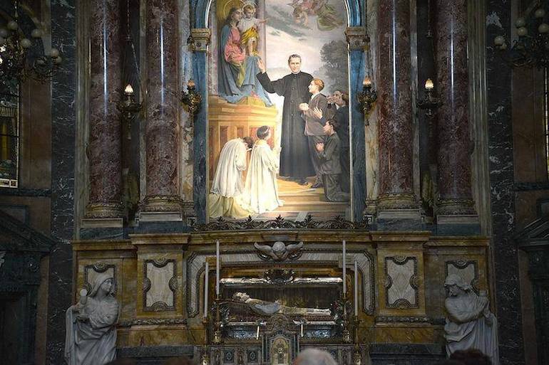 Sconcerto per il furto della reliquia di san Giovanni Bosco