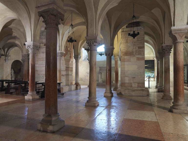 La cripta di San Zeno "salvata" dall'umidità
