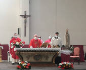 Immagine della celebrazione presieduta dal vescovo mons. Giuseppe Zenti