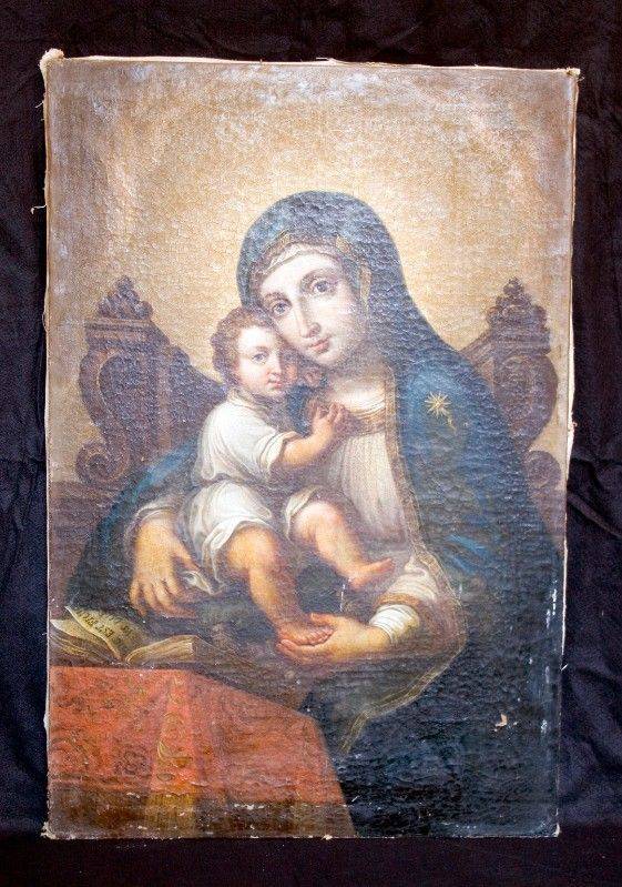 Ambito siciliano secc. XVIII-XIX, La Madre di Dio (foto beweb.chiesacattolica.it)
