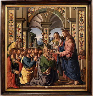 Marco Palmezzano, Comunione degli apostoli (1504-1506), Pinacoteca Civica, Forlì