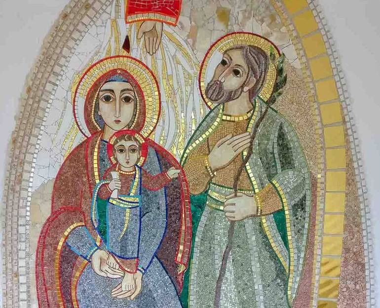 Marco Rupnik, La Sacra Famiglia (mosaico)
